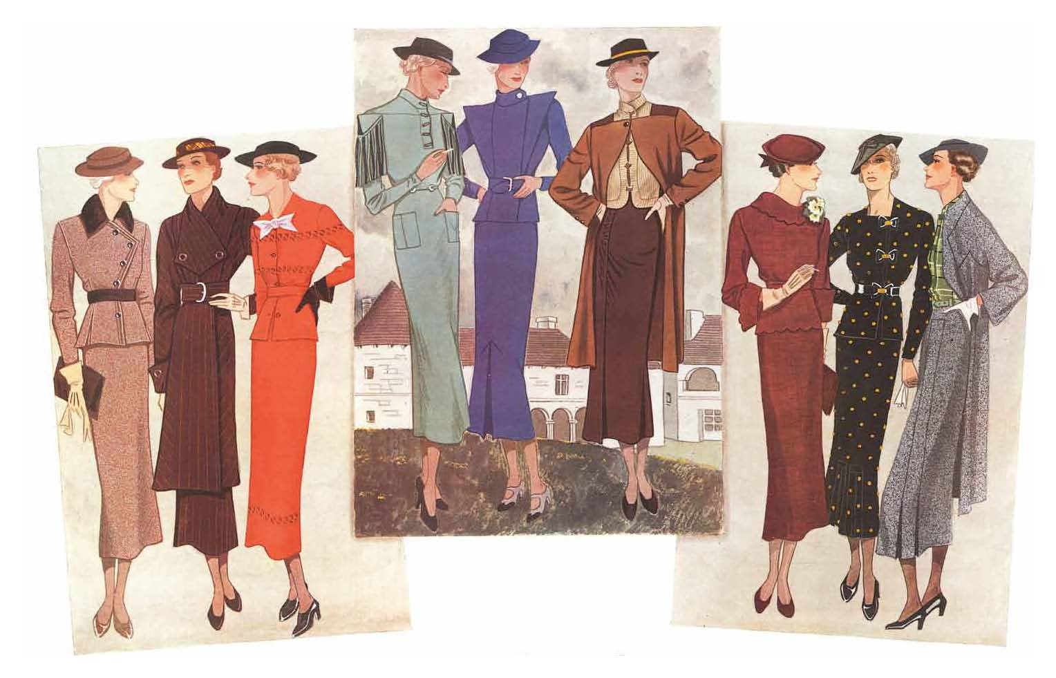 1930. Мода 1935г Франция. 1930s Fashion: the Definitive Sourcebook. Мода 1930-х годов. Мода 1930-х годов в цвете.